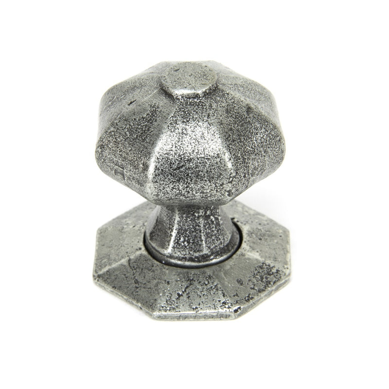 From The Anvil Small Octagonal Knob Set - Pewter