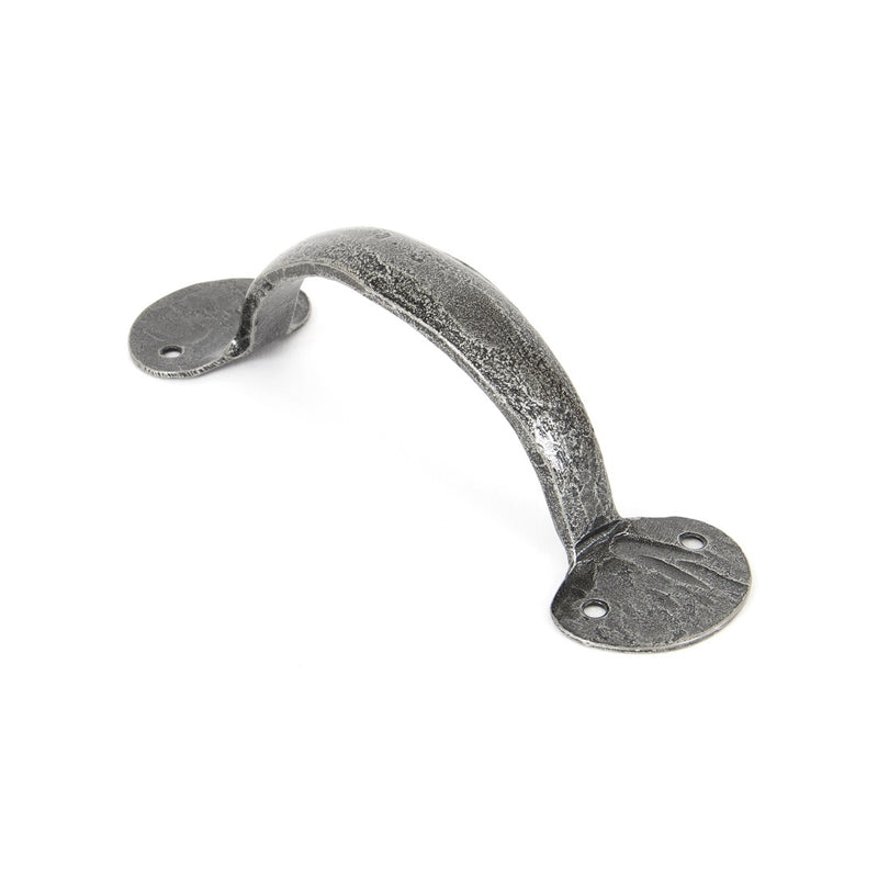 From The Anvil Bean D Pull Handle - 6" - Pewter