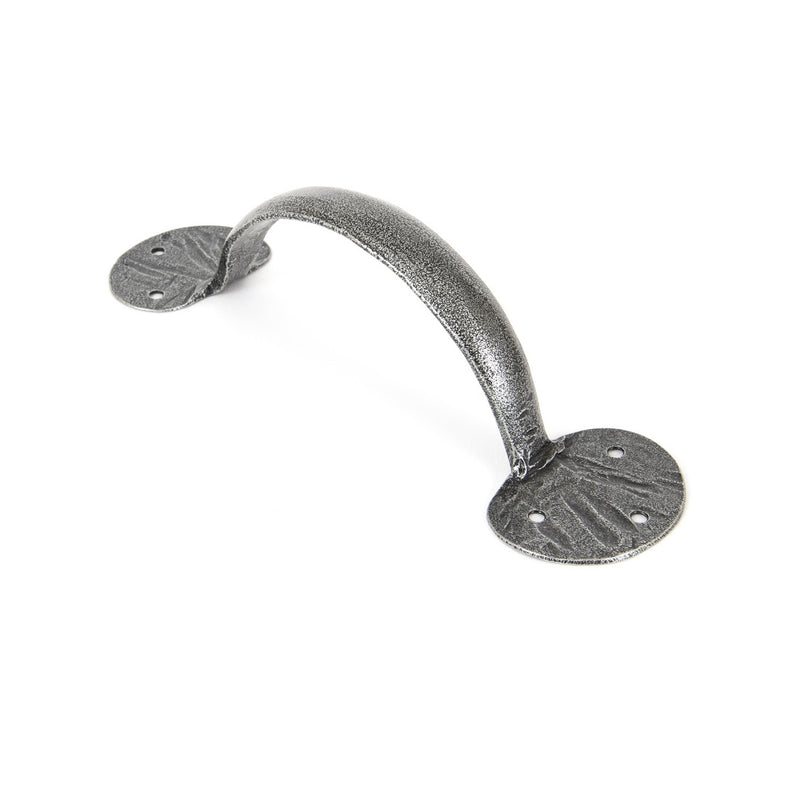 From The Anvil Bean D Pull Handle - 8" - Pewter