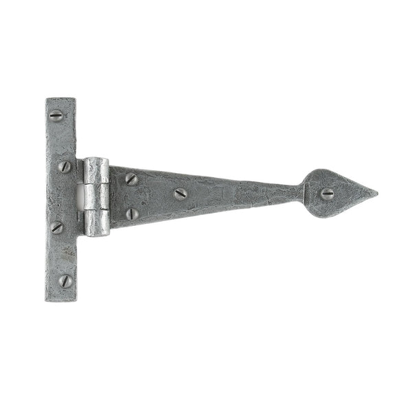 From The Anvil 'T' Shape Hinges (pair) - 6" - Pewter