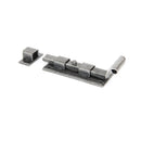 From The Anvil Straight Fishtail Door Bolt - 4" - Pewter