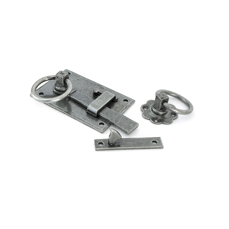 From The Anvil Cottage Latch Left Handed - Pewter