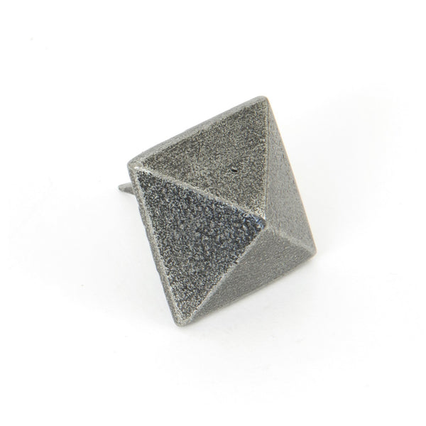 From The Anvil Large Pyramid Door Stud - Pewter