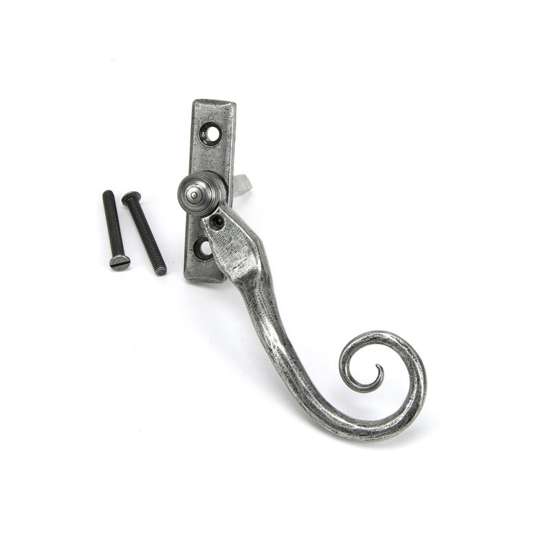 From The Anvil Small Monkeytail Espagnolette RH - Pewter