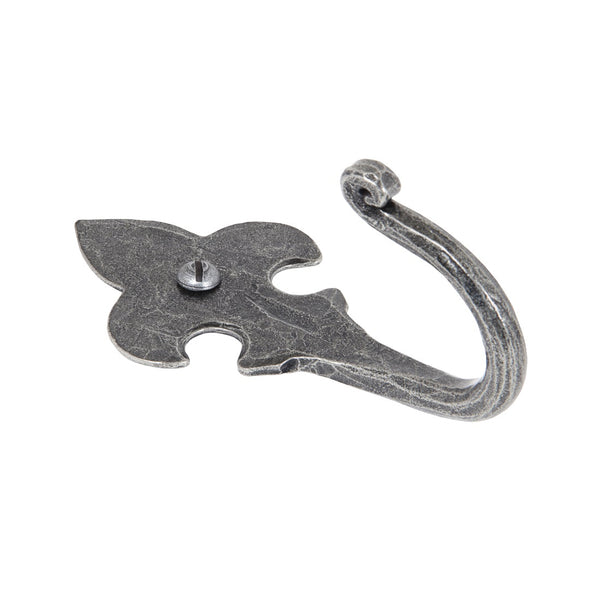 From The Anvil Fleur-de-Lys Hook - Pewter