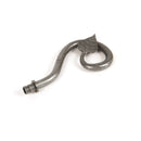 From The Anvil Leaf Curtain Finial - Pewter