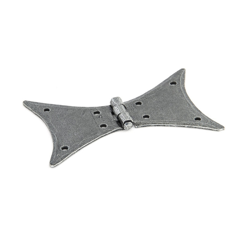 From The Anvil Large Butterfly Hinges (pair) - Pewter
