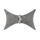 From The Anvil Large Butterfly Hinges (pair) - Pewter