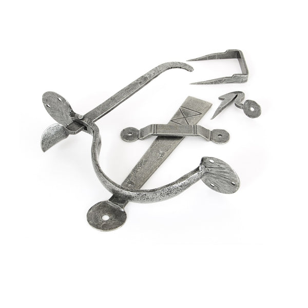From The Anvil Medium Bean Thumblatch XL - Pewter