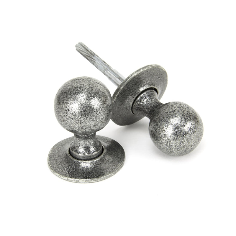 From The Anvil Round Knob Set - Pewter