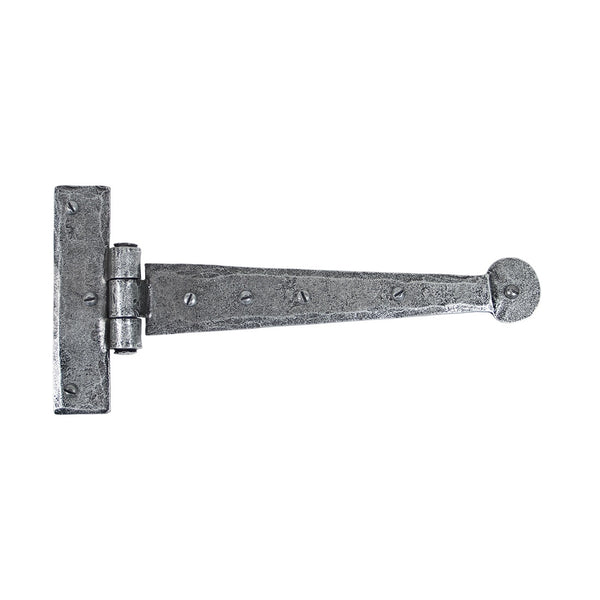 From The Anvil 'T' Shape Hinges (pair) - 9" - Pewter