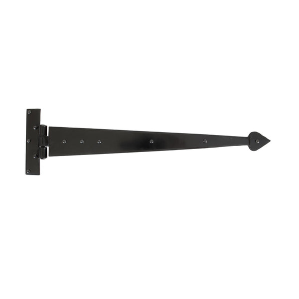 From The Anvil 'T' Shape Hinges (pair) - 22" - Black