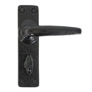From The Anvil Smooth Bathroom Handles - Black