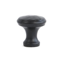 From The Anvil Small Beaten Cupboard Knob - Black