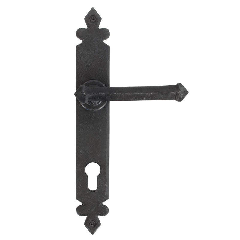 From The Anvil Tudor 92pz Euro Handles For Multi-Point Locks - Beeswax
