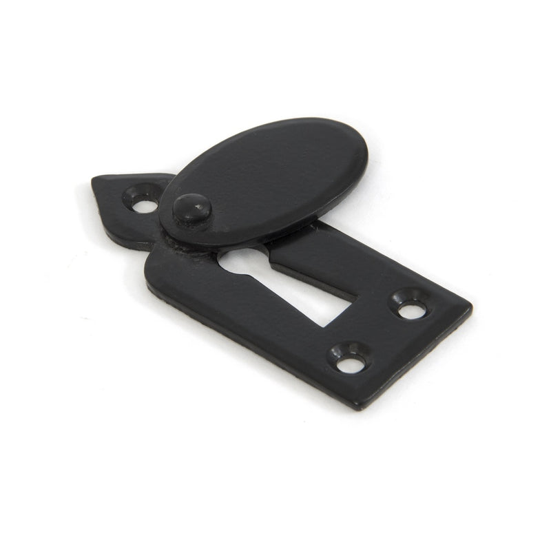 From The Anvil Gothic Lever Key Covered Escutcheon - Black