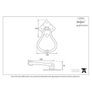 From The Anvil Windsor Door Knocker - Black