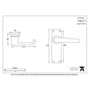 From The Anvil Deluxe Latch Handles - Black