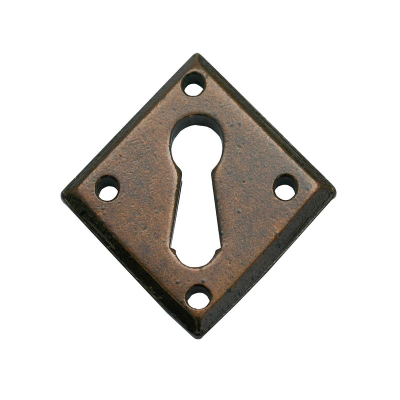 From The Anvil Diamond Lever Key Escutcheon - Bronze