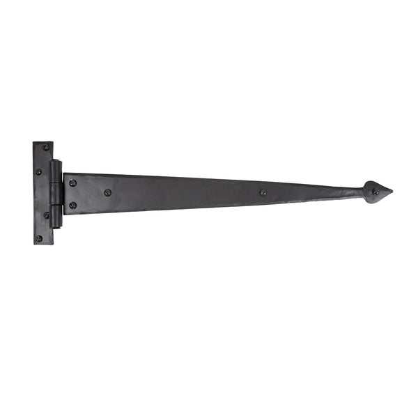 From The Anvil 'T' Shape Hinges (pair) - 18" - Black