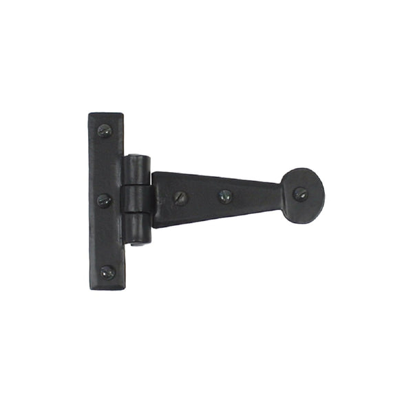 From The Anvil 'T' Shape Hinges (pair) - 4" - Black
