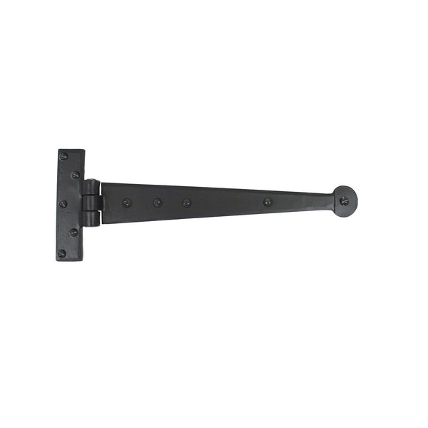 From The Anvil 'T' Shape Hinges (pair) - 12" - Black