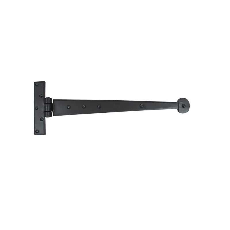 From The Anvil 'T' Shape Hinges (pair) - 15" - Black