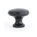 From The Anvil Medium Beaten Cupboard Knob - Black