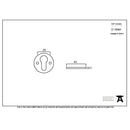 From The Anvil Regency Euro Profile Escutcheon - Pewter