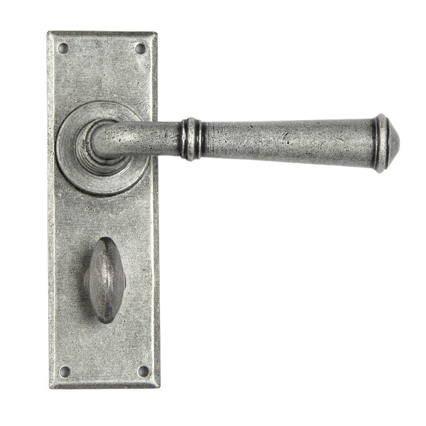 From The Anvil Regency Bathroom Handles - Pewter