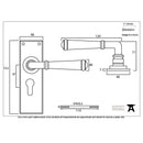 From The Anvil Regency Euro Handles - Pewter