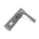 From The Anvil Regency 92pz Euro Handles For Multi-Point Locks - Pewter