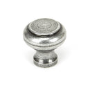 From The Anvil Small Regency Cupboard Knob - Pewter