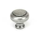From The Anvil Large Regency Cupboard Knob - Pewter