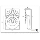 From The Anvil Shropshire Door Knocker - Pewter