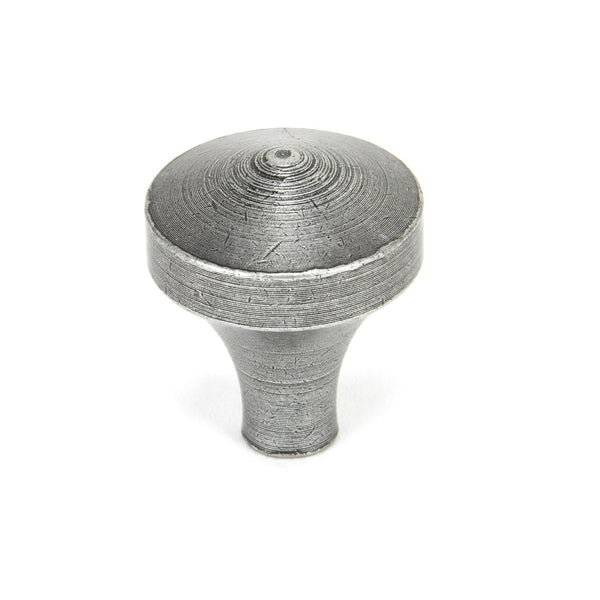 From The Anvil Small Shropshire Cupboard Knob - Pewter