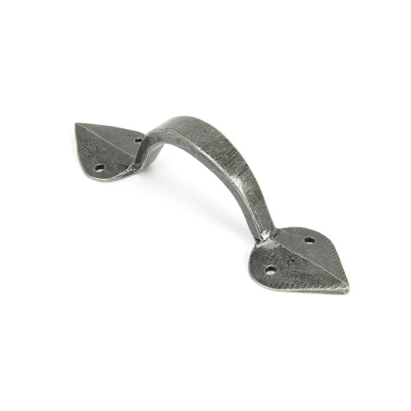 From The Anvil Medium Shropshire D Pull Handle - Pewter