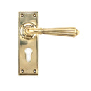 From The Anvil Hinton Euro Handles - Aged Brass