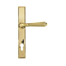From The Anvil Hinton 92pz Slimline Lever Euro Handles For Multi-Point Locks - Aged Brass