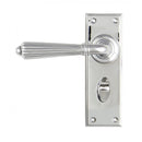From The Anvil Hinton Bathroom Handles - Polished Chrome