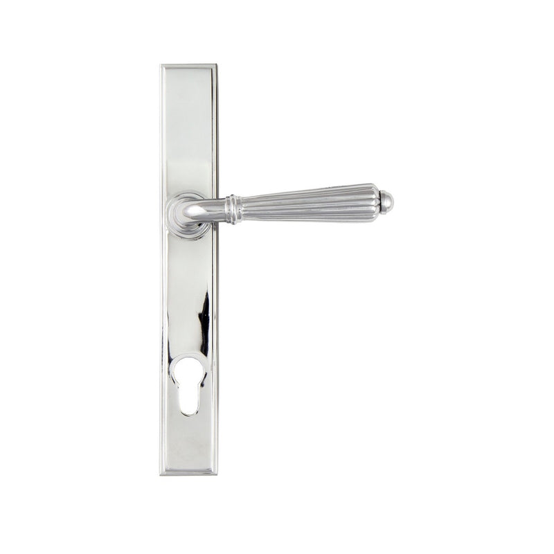 From The Anvil Hinton 92pz Slimline Lever Euro Handles For Multi-Point Locks - Polished Chrome