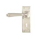 From The Anvil Hinton Lock Handles - Polished Nickel
