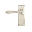 From The Anvil Hinton Latch Handles - Polished Nickel