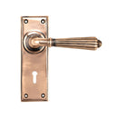 From The Anvil Hinton Lock Handles - Polished Bronze