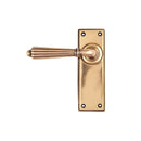 From The Anvil Hinton Latch Handles - Polished Bronze
