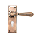 From The Anvil Hinton Euro Handles - Polished Bronze