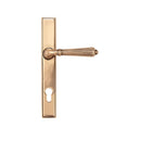 From The Anvil Hinton 92pz Slimline Lever Euro Handles For Multi-Point Locks - Polished Bronze