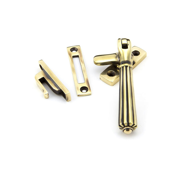 From The Anvil Hinton Locking Fastener - Aged Brass
