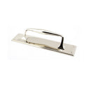 From The Anvil Art Deco Pull Handle On Backplate - 300mm - Polished Nickel