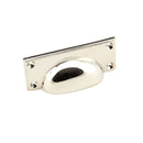 From The Anvil Art Deco Drawer Pull - Polished Nickel
